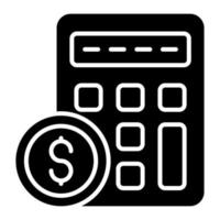 Calculator vector icon