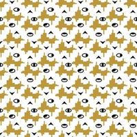 Vector seamless pattern. Modern stylish texture. Repeating abstract floral background for textile print