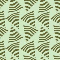 Vector seamless pattern. Repeating geometric tiles from striped elements. Modern stylish abstract texture for textile and block print