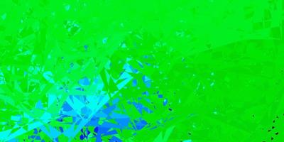 Dark green vector backdrop with triangles, lines.