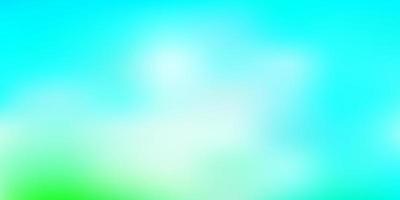 Light blue, green vector blur drawing.