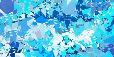 Light BLUE vector template with triangle shapes.