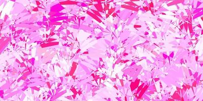 Light Pink vector pattern with polygonal shapes.