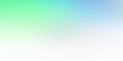 Light blue, green vector gradient blur background.