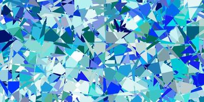 Light blue vector background with triangles.