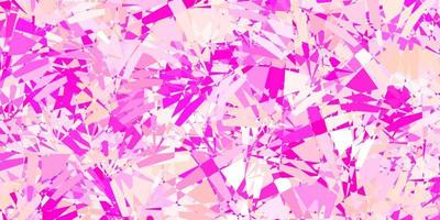 Light Pink vector pattern with polygonal shapes.