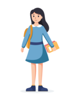 character student. Back to school , university concept png
