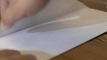 Sealing Envelope and Mail video