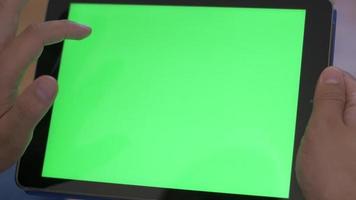 Green Screen iPad video