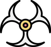 Bio hazard Vector Icon Design Illustration