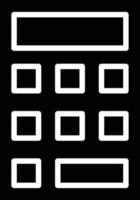ilustración de diseño de icono de vector de calculadora