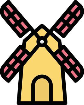 Mill Vector Icon