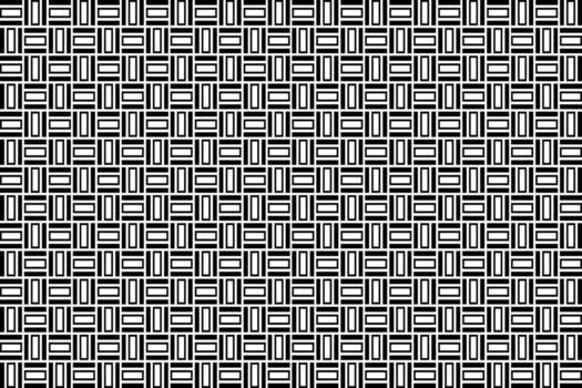 resumen negro y blanco geométrico patrones. monocromo geométrico modelo con repitiendo elementos. vector