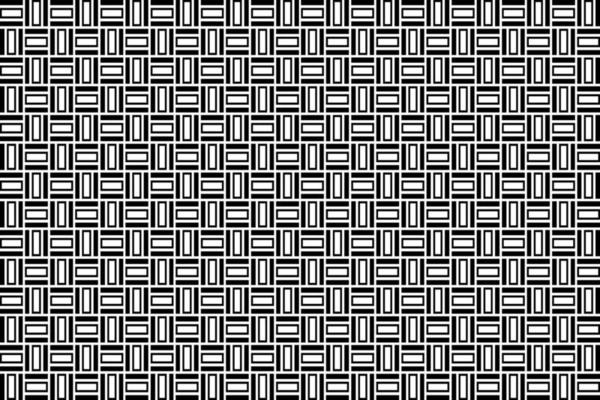 Abstract black and white geometric patterns. Monochrome geometric pattern with repeating elements.