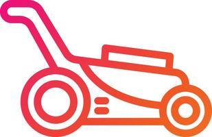 Lawn mower Vector Icon Design Illustration