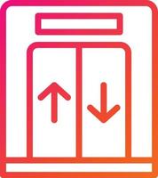 Lift Vector Icon Design Illustration