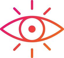 Eye Vector Icon Design Illustration