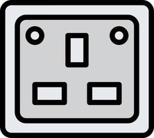 Socket Vector Icon Design Illustration