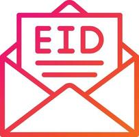 Eid card Vector Icon Design Illustration