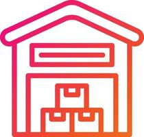 Warehouse Vector Icon Design Illustration