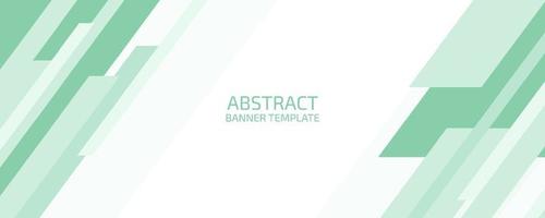 Abstract banner template with modern design vector
