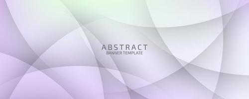Abstract banner template with modern design vector