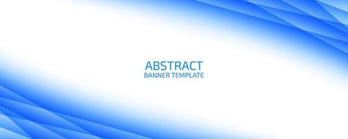 Abstract banner template with modern design vector