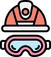 Safety glasses Vector Icon Design Illustration