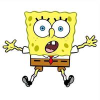 spongebob squarepants cuteness and poses vector