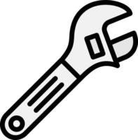 Wrench Vector Icon Design Illustration