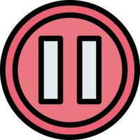 Pause Vector Icon