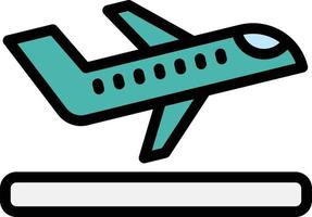 Takeoff Vector Icon Design Illustration
