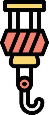 Crane hook Vector Icon Design Illustration