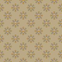 Car Sharing vector round concept colored modern seamless pattern