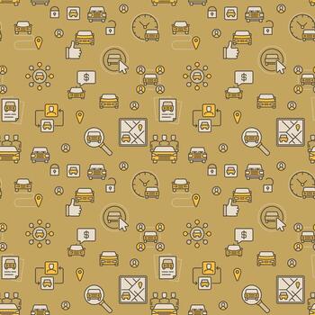 auto compartido sin costura modelo - vector compartir creativo antecedentes