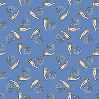 Hand and Car Key vector Car Sharing concept creative seamless pattern