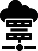 Cloud server Vector Icon Design Illustration