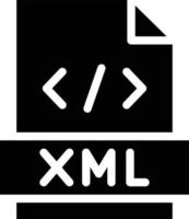 Xml Vector Icon Design Illustration