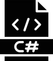 C sharp Vector Icon Design Illustration