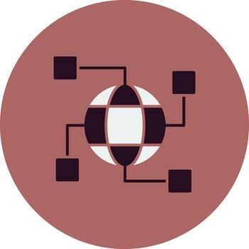 icono de vector de red