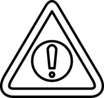 Warning vector icon