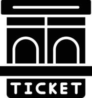 Ticket window Vector Icon Design Illustration