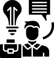 Career Advice Icon Style vector