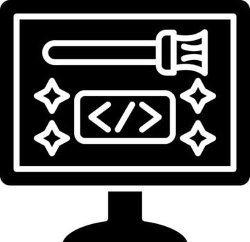 Clean Code Icon Style vector