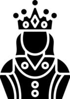 Queen Icon Style vector