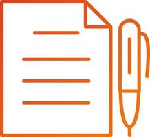 Assignment Icon Style vector