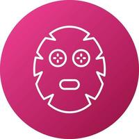 Facial Mask Icon Style vector