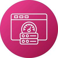 Browser Cache Icon Style vector