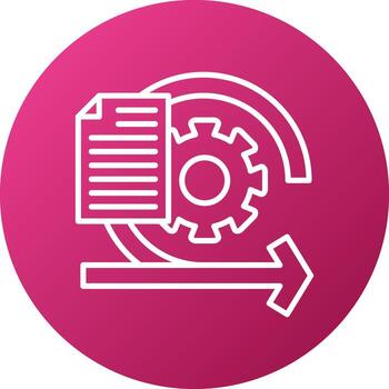 ágil manifiesto icono estilo vector