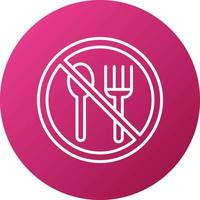 Hunger Strike Icon Style vector